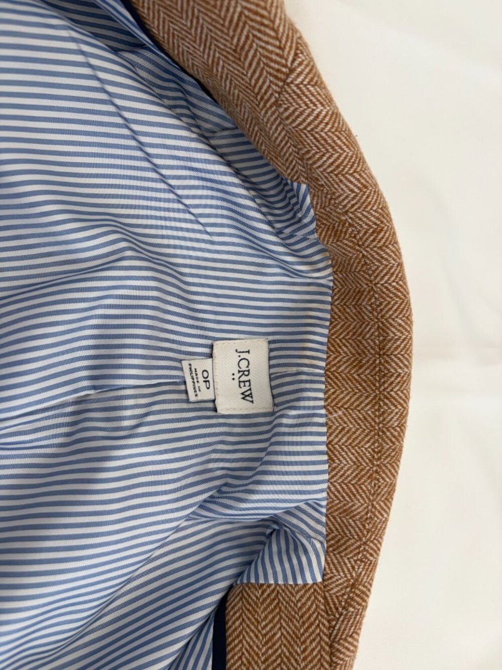 J Crew Camel Wool Blazer in Size 0P - Picture 6 of 7